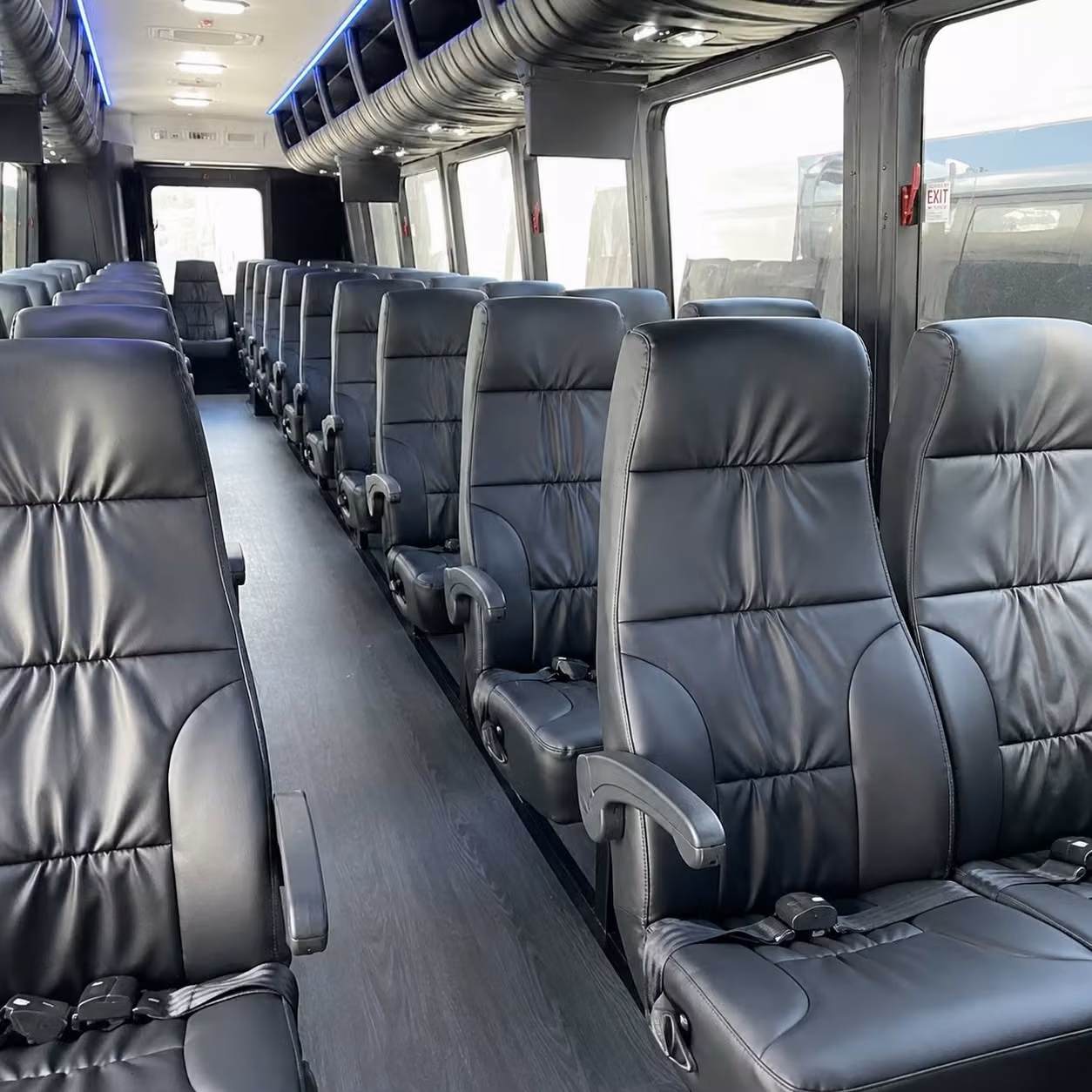 25 passenger minibus inside